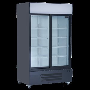 Réfrigérateur 2 portes vitrées 54.5x 29.5x 82 (40.5pi cubes)
