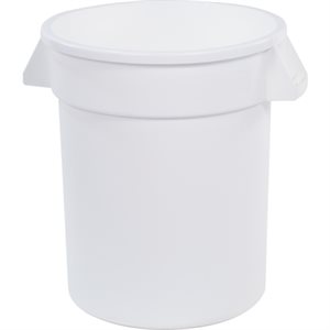 Poubelle 20 gallons blanches