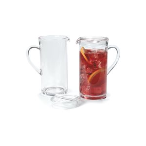 Pichet a jus avec couvert transparent 2 litres